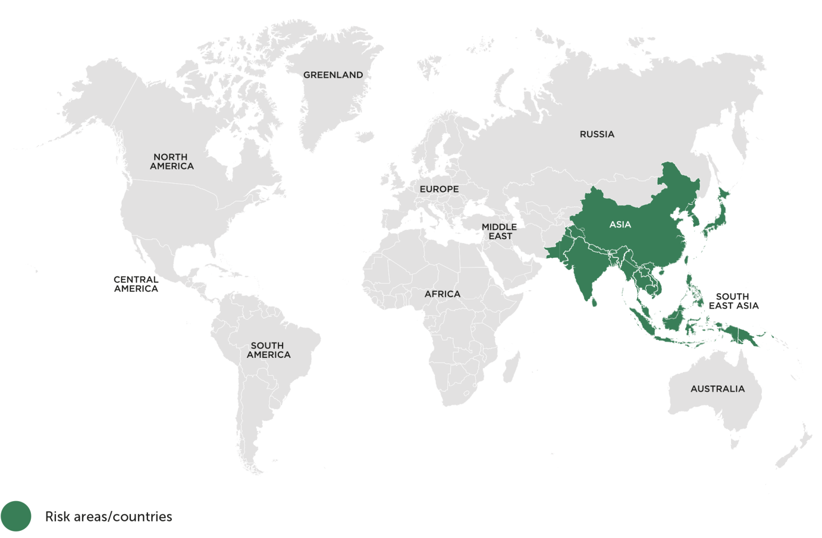 Map adapted from Centers for Disease Control and Prevention.